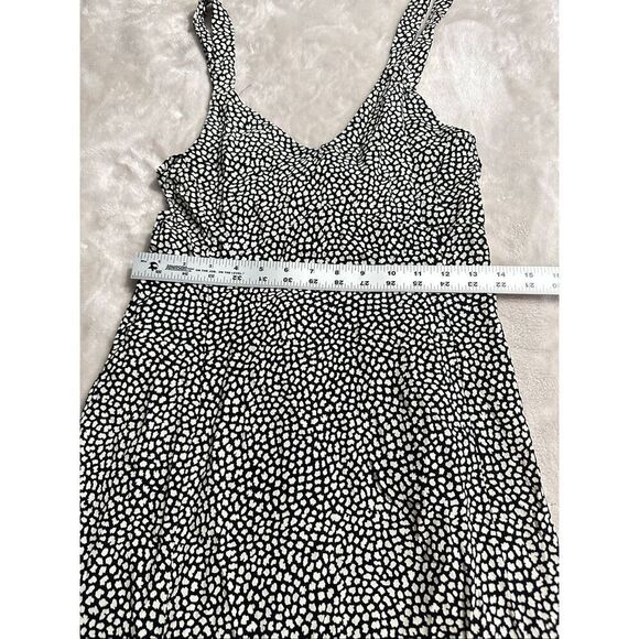 Satlwater Luxe Women's Size XS Black White Sleeveless Open Back Maxi Dress - Picture 7 of 9